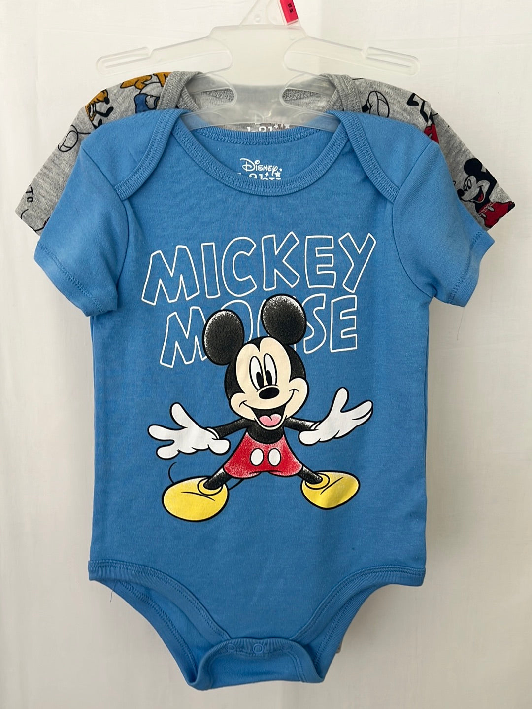 NWOT -- DISNEY BABY Mickey Mouse Bodysuit -- Set of 3 -- 18m