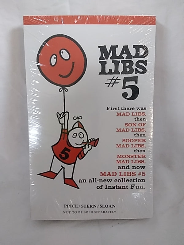 Set of 5 Mad Libs Books (factory sealed)