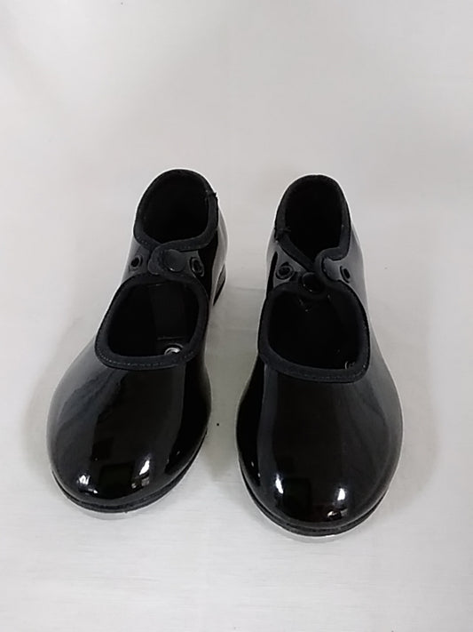 SO' DANCA  Toddler Tap Shoes Mary Jane Black Patent Leather Size 9 S