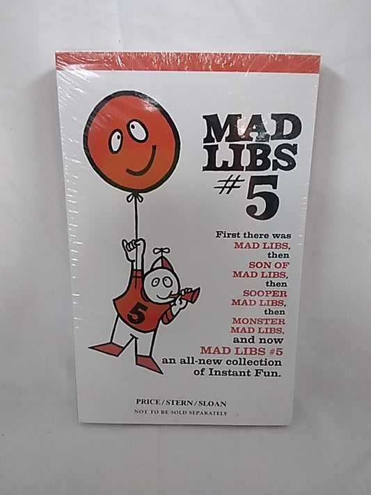 Set of 5 Mad Libs Books (factory sealed)