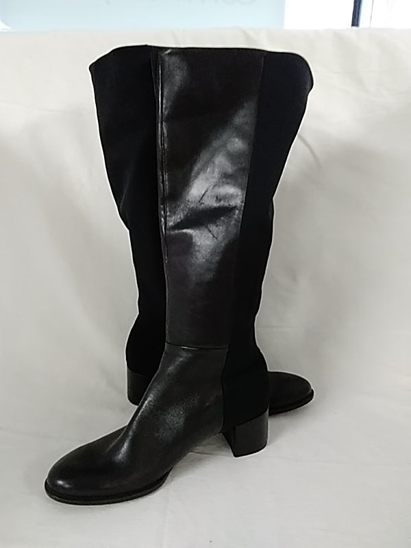 ECCO Women's Black Leather Boots Size 37 / US 6.5