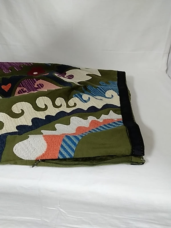 ANTHROPOLOGIE By VANESSA VIRGINIA Women's Size 12 Embroidered A-Line Skirt