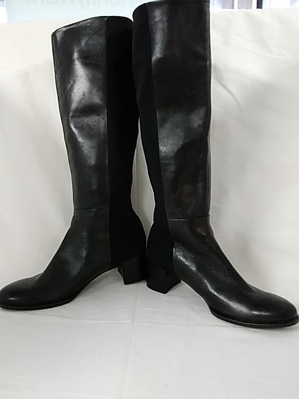 ECCO Women's Black Leather Boots Size 37 / US 6.5