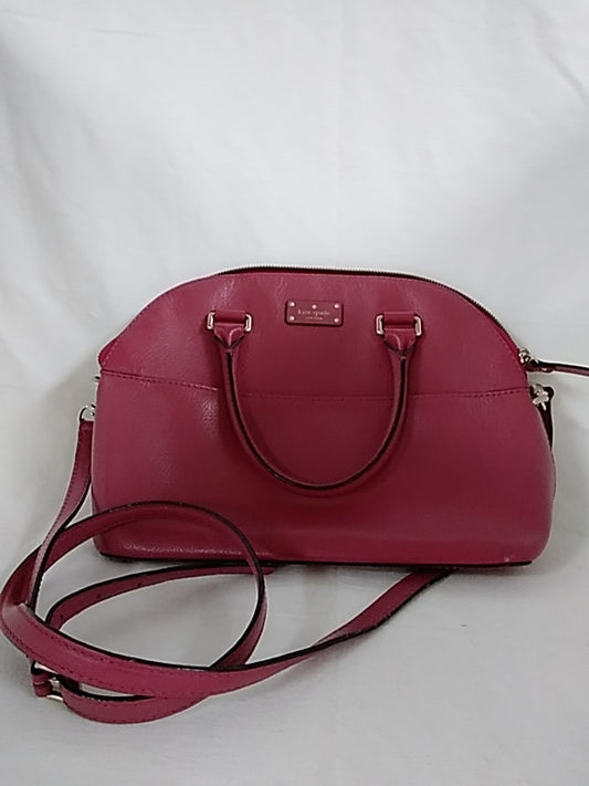 KATE SPADE Ruby Rose Pink Leather Handbag Purse