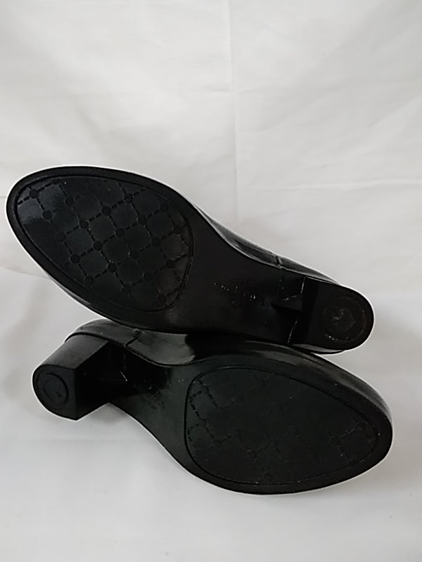 KATE SPADE Black Rubber Rain Short Heeled Boots Women's Size 6