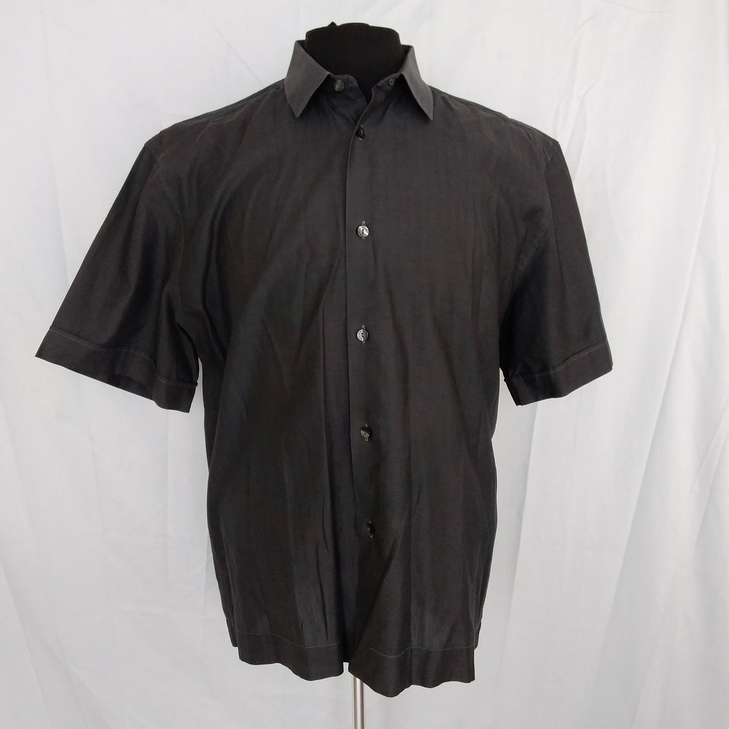 Dolce & Gabbana Black Short Sleeve Shirt - 16.5 42