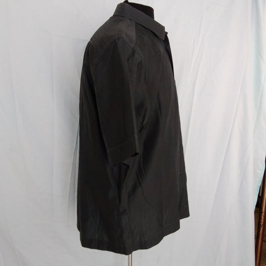 Dolce & Gabbana Black 100% Cotton Short Sleeve Shirt - 16.5 42