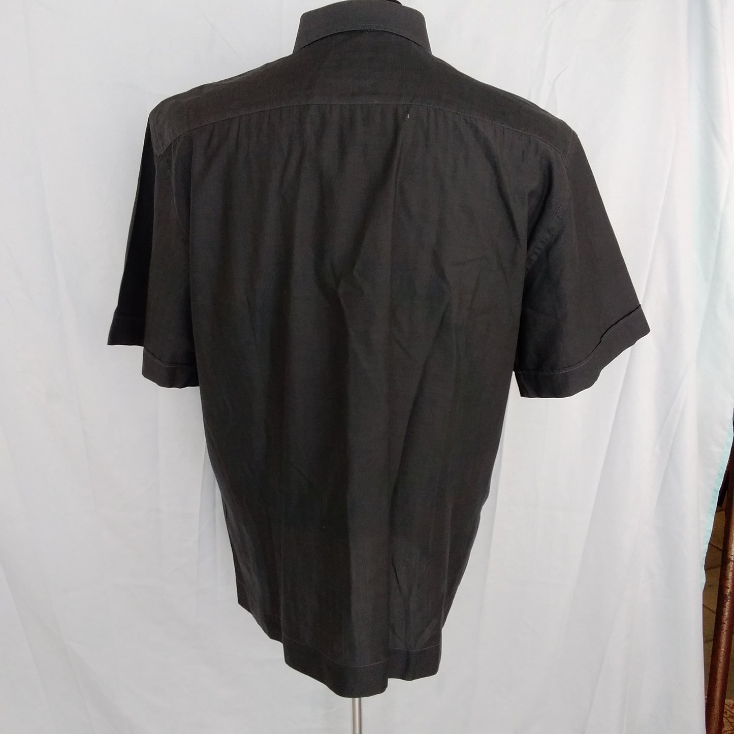 Dolce & Gabbana Black Short Sleeve Shirt - 16.5 42