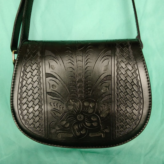 Kiss Me Couture Small Black Crossbody Bag