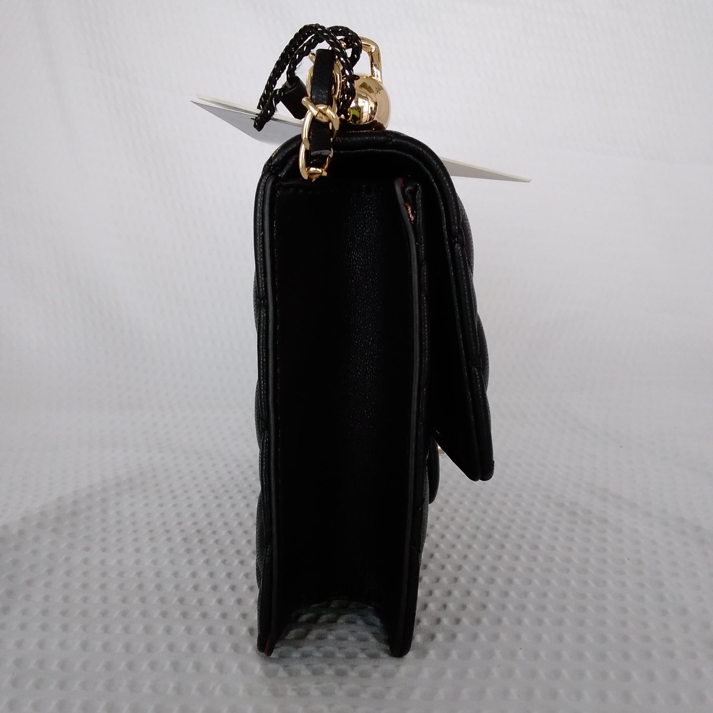 Classic Fashion - Black Quilt Design Shoulder Bag - NWT