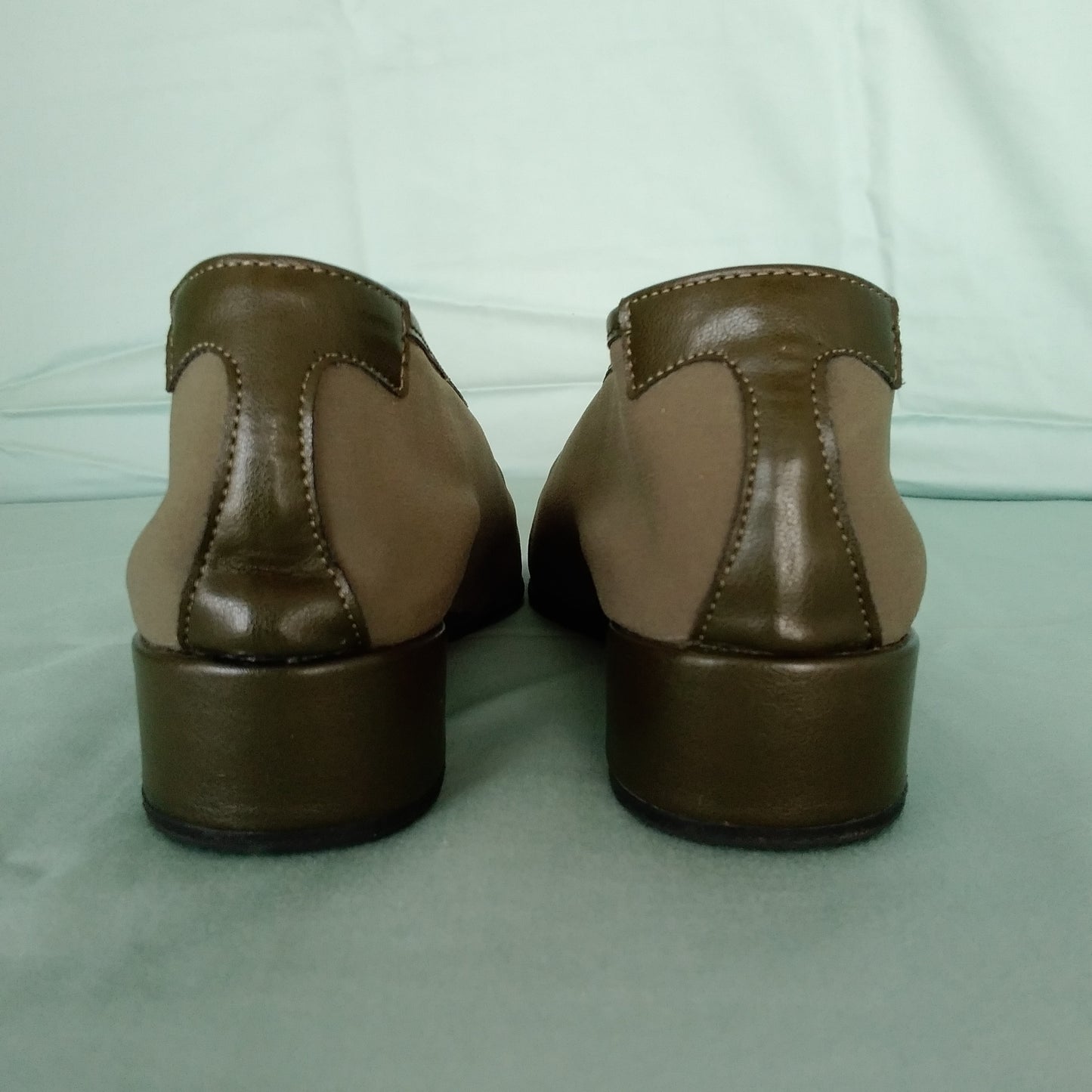Taryn Rose Olive Green Wedges - Size 7.5