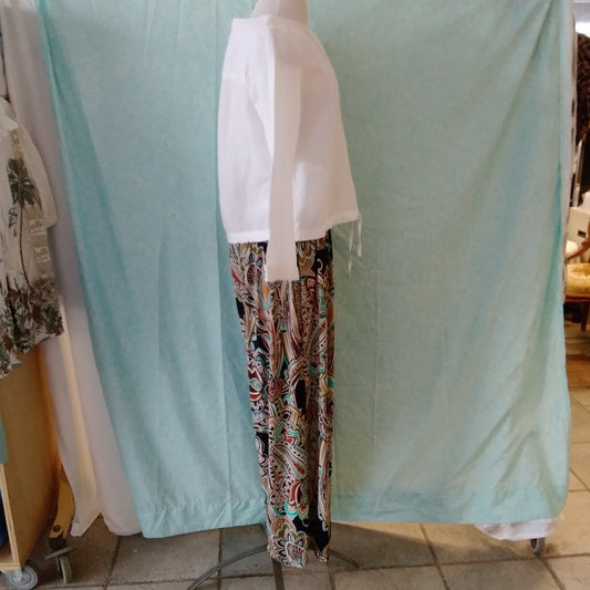 Nic + Zoe White Button Down Long Sleeve Top - PM