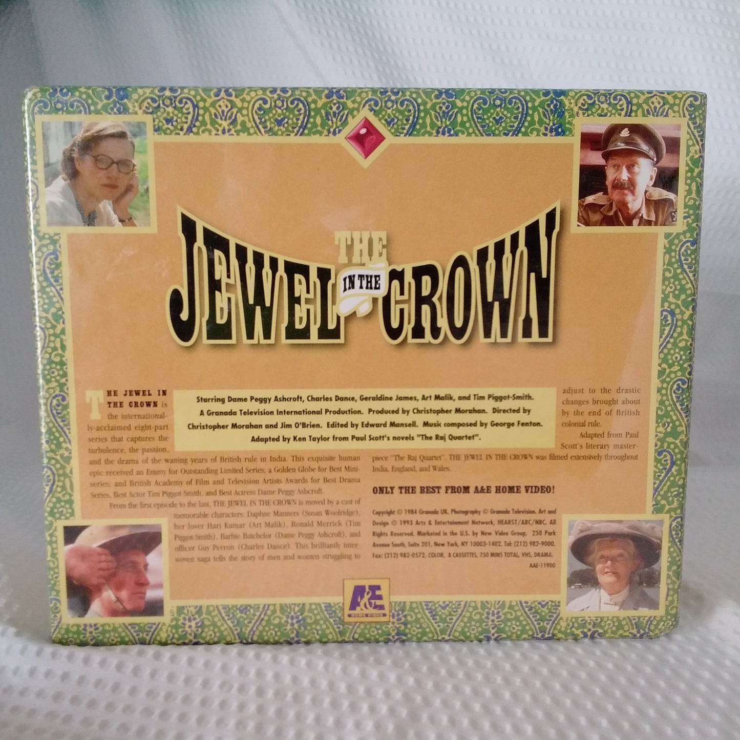 The Jewel in the Crown - Complete Set - 8 VHS Tapes - New