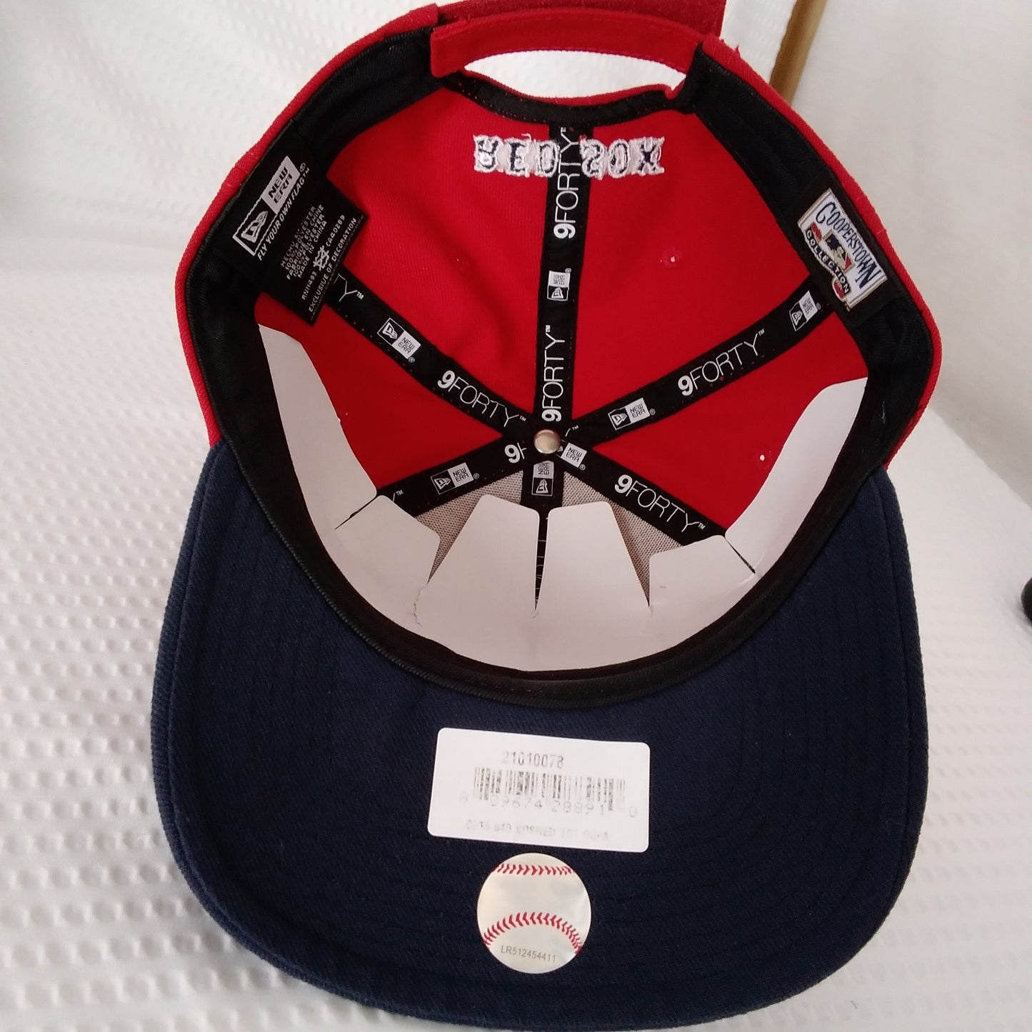 New Era - Boston Red Sox Cooperstown Collection Red Cap with B Logo NWT