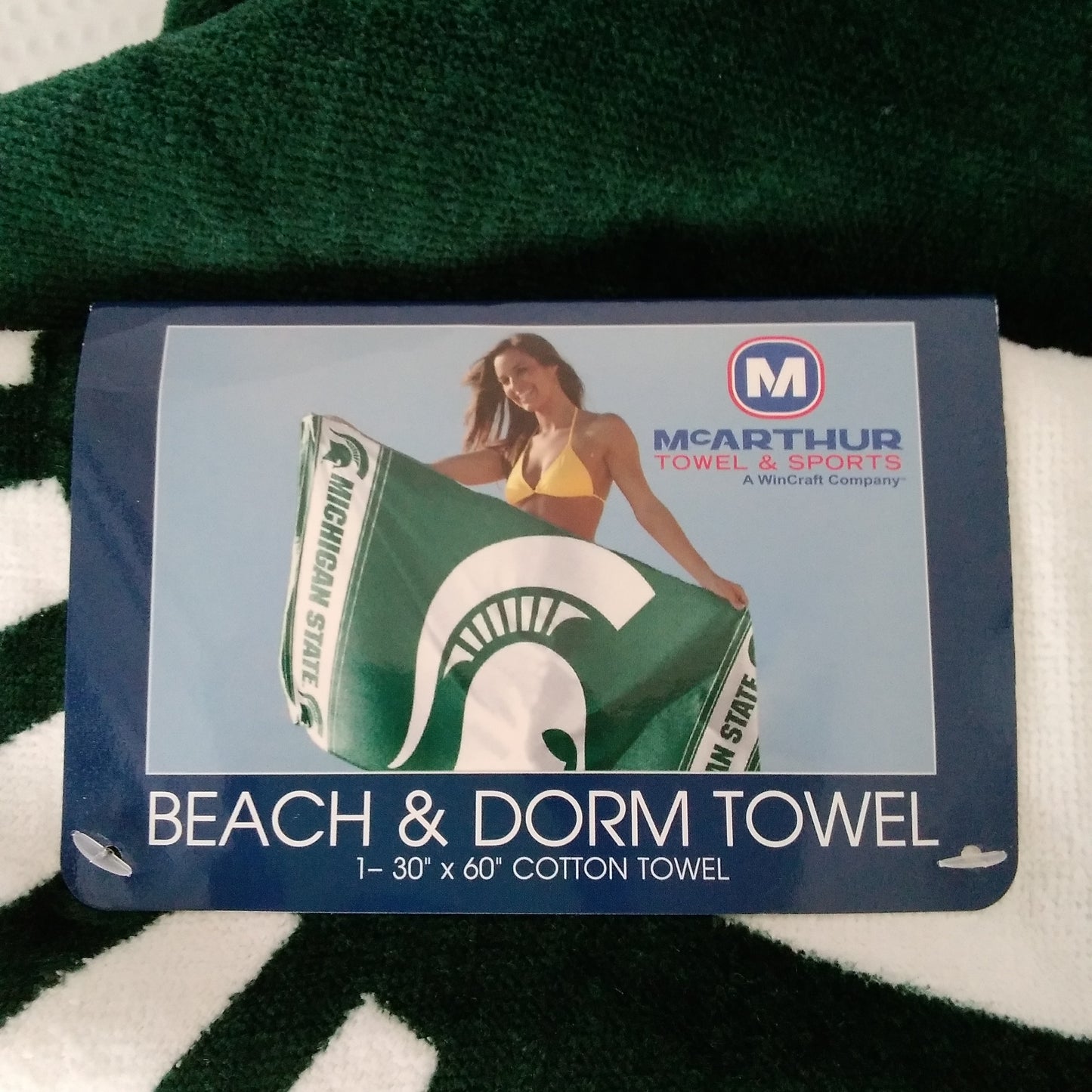 Michigan State Beach and Dorm Towel - NWT