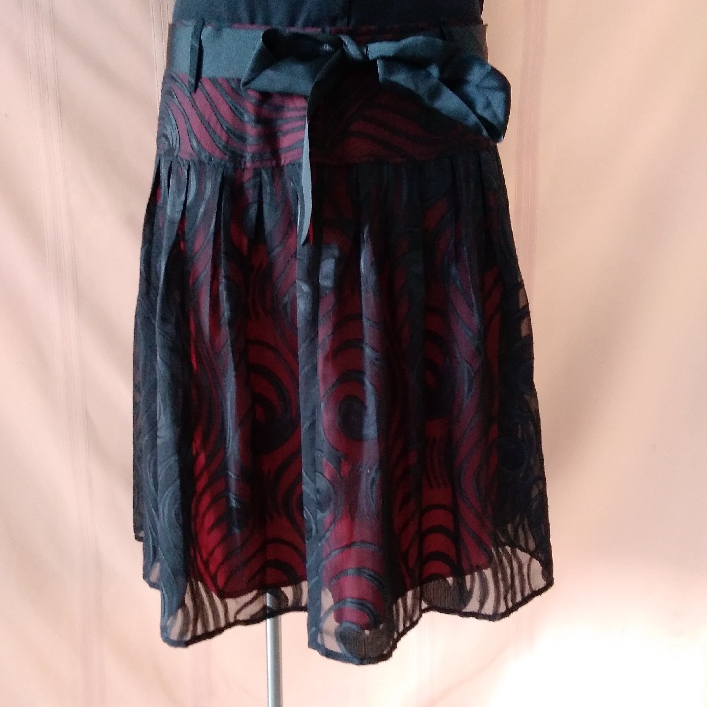 Black lace skirt clearance 16