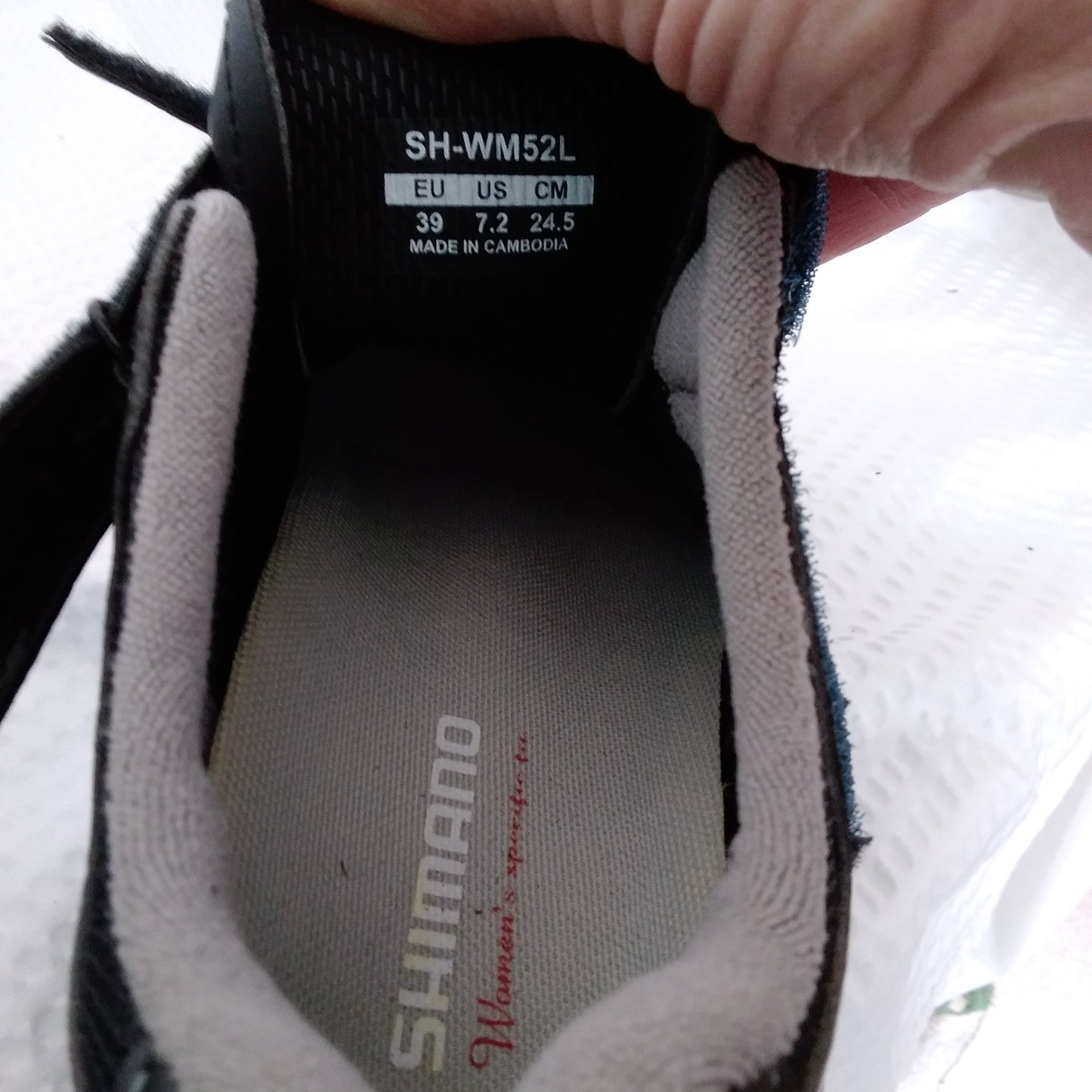 Shimano Women's Black SH-WM52L Cycle Shoes - Size 7.2