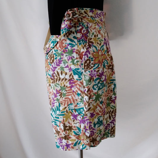I.V.Y Floral Cotton Shorts - NWT - Size 13/14