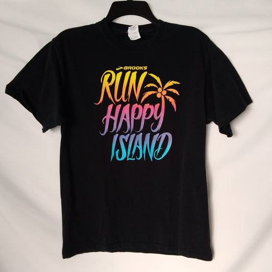 Brooks Run Happy Island Youth Graphic Tee - Size M