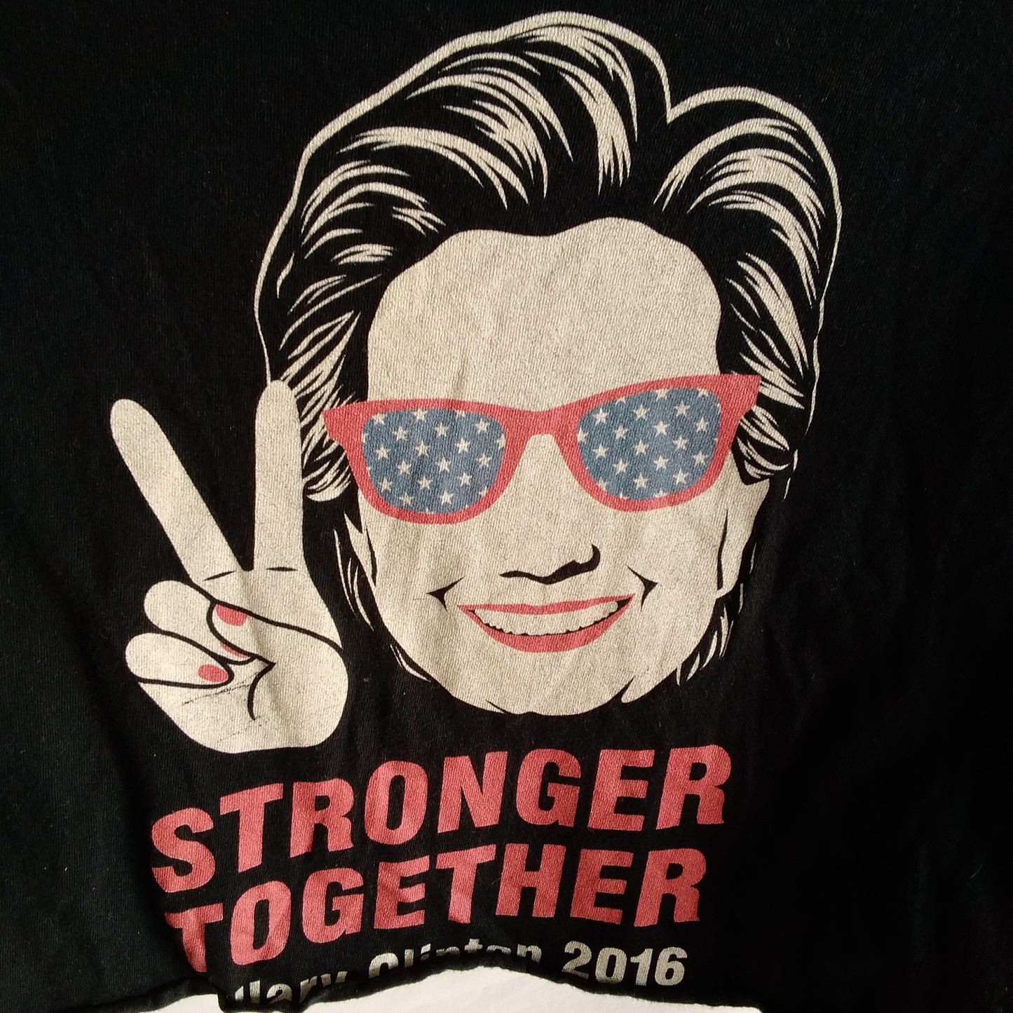 Hillary Clinton 2016 Stronger Together Cutoff Tee