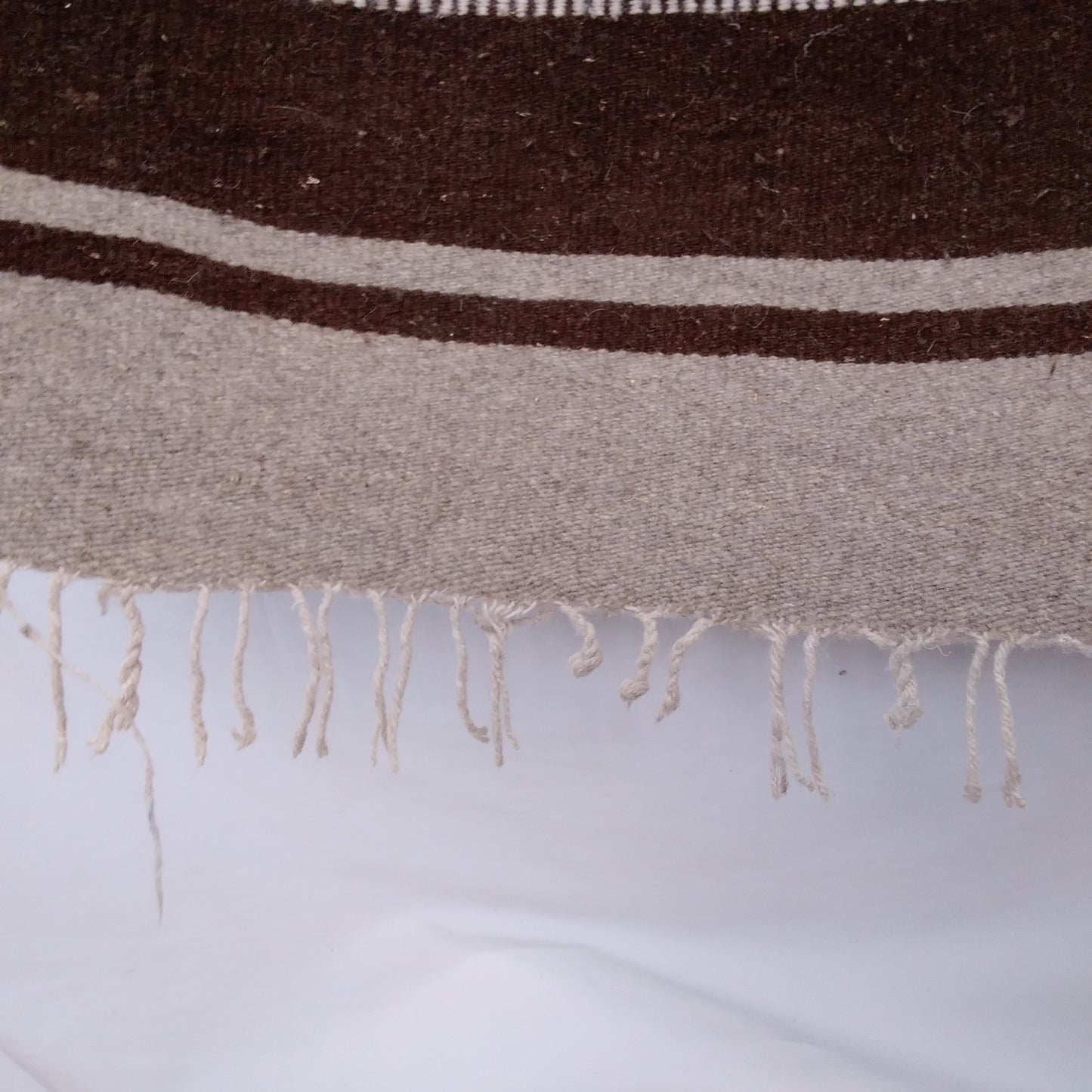 Handmade Zapotec Woven Rug 100% Pure Wool - (W) 29" × (L) 54"