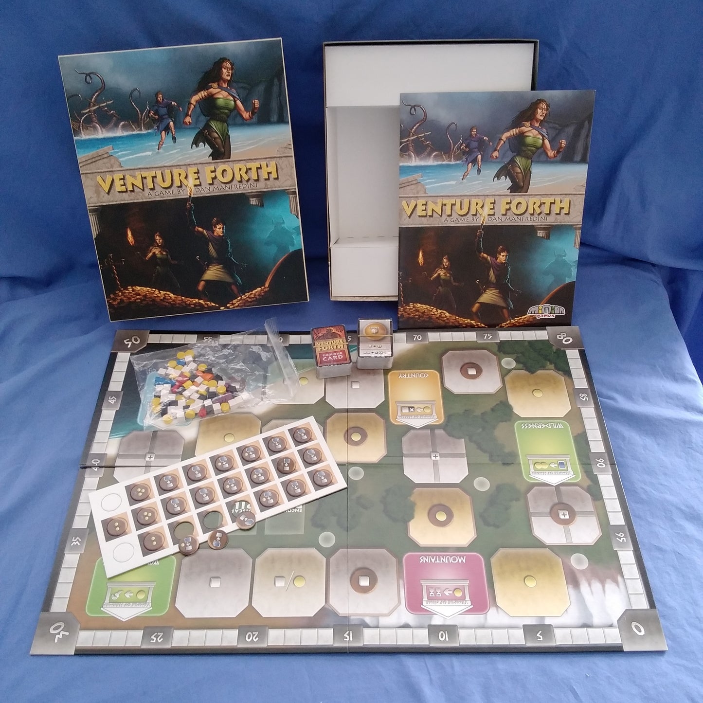 Venture Forth Board Game by Minion Games - NIB
