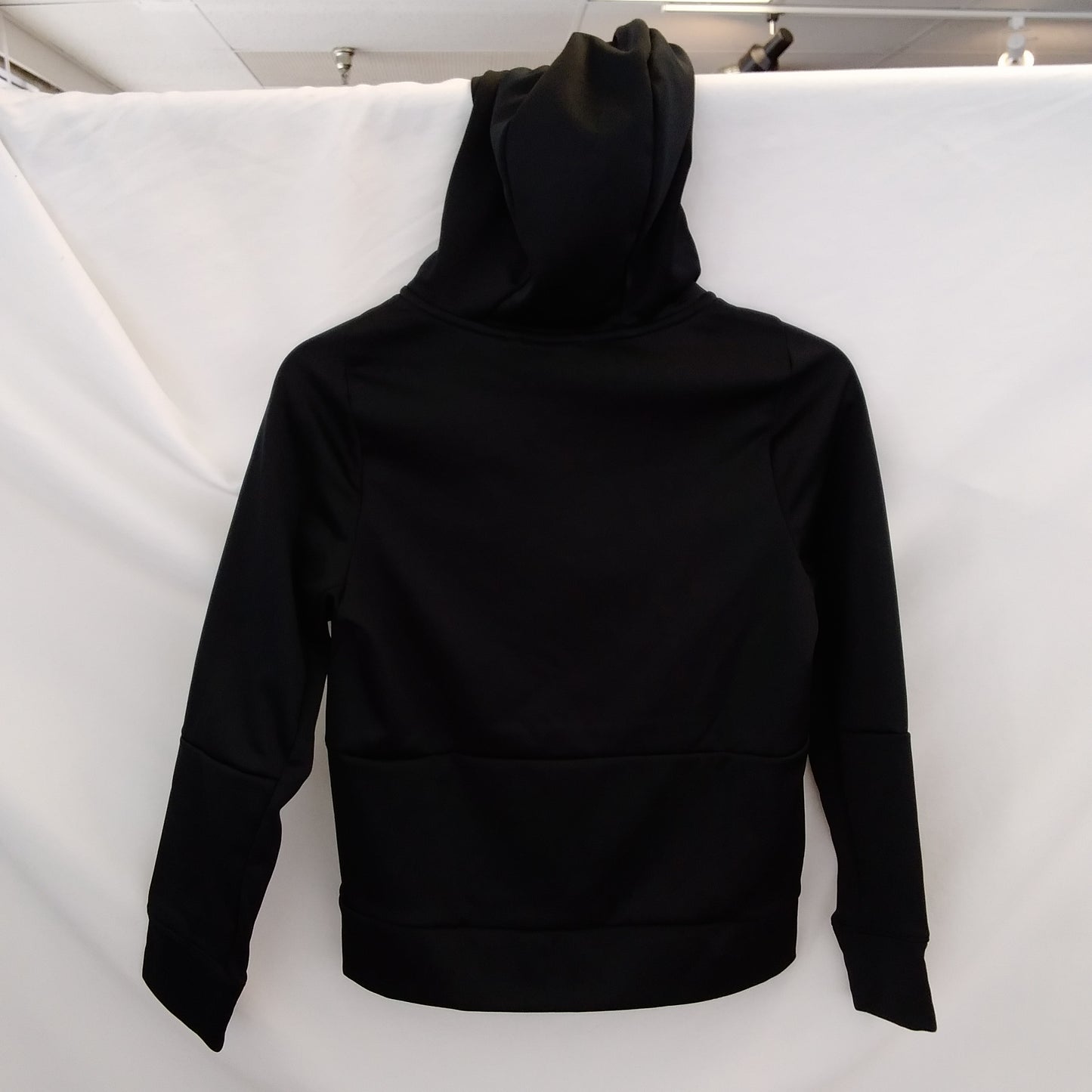NWT - Nike Boy's Black Hooded Full Zipper Dri-Fit Jacket - Size: M