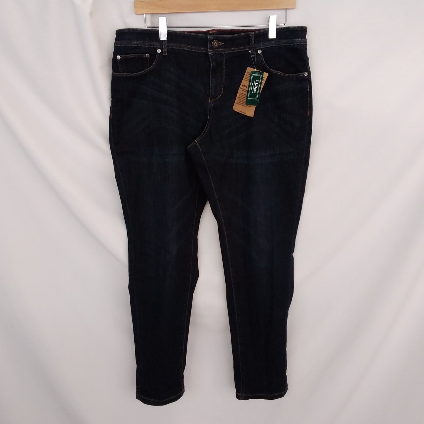 NWT - L.L. Bean Stretch Denim Jeans - 14 Petite