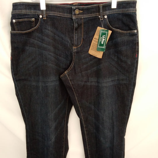 NWT - L.L. Bean Stretch Denim Jeans - 14 Petite