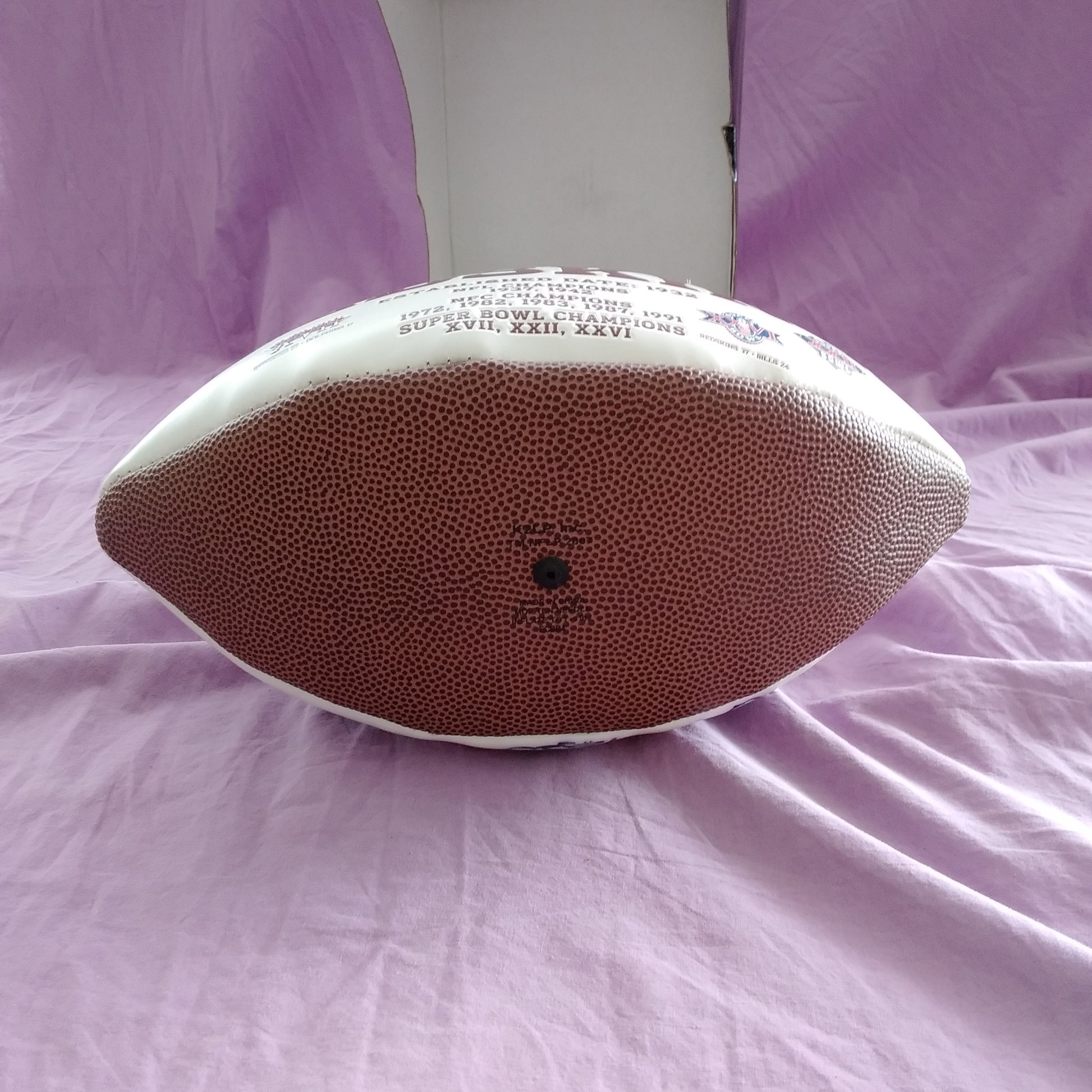 2011 Washington Redskins Full Size Autographed Logo Football – CommunityWorx