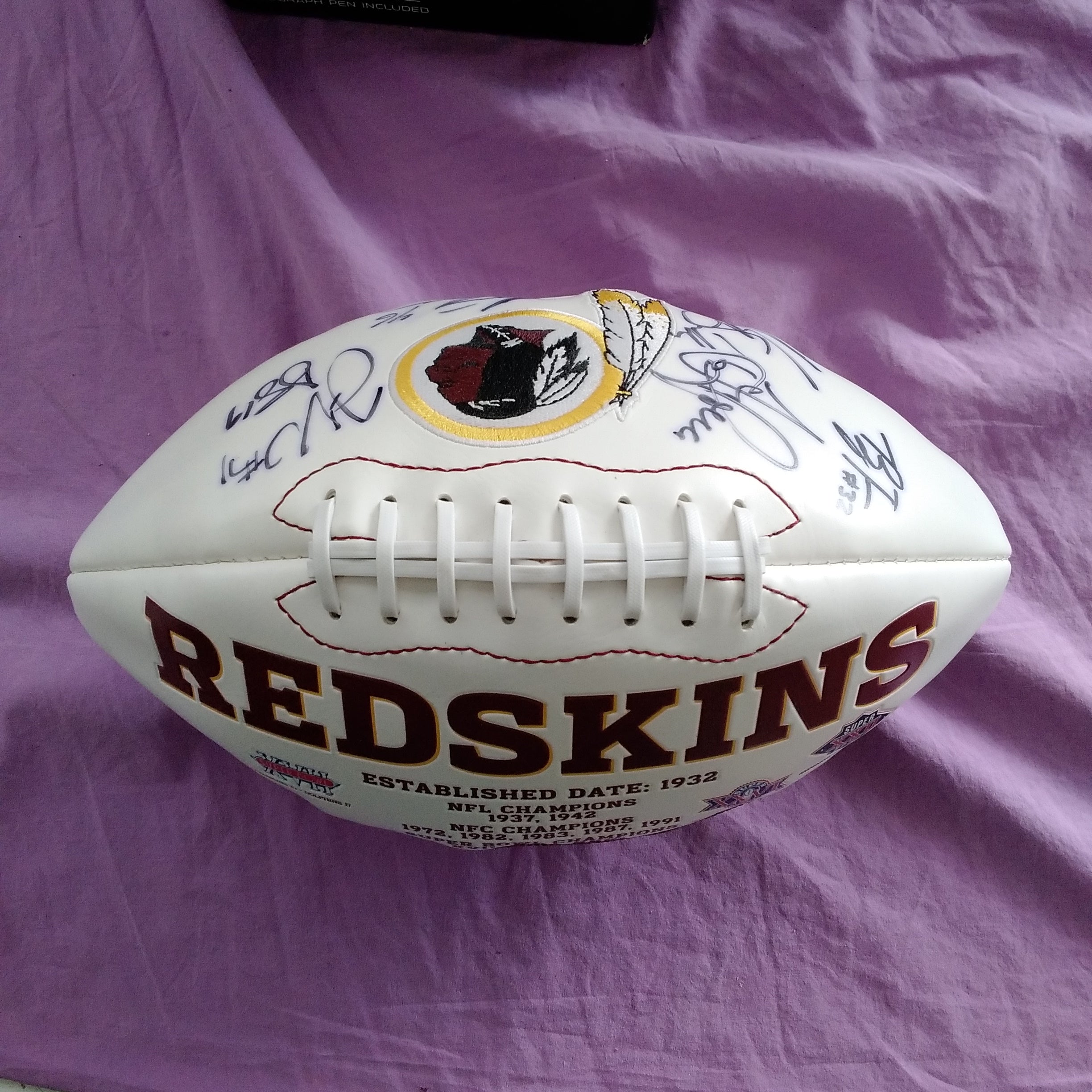 Discount Washington Redskins signed football