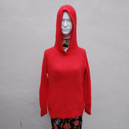 NWT - Gap Body Orange Hooded Sweater - S