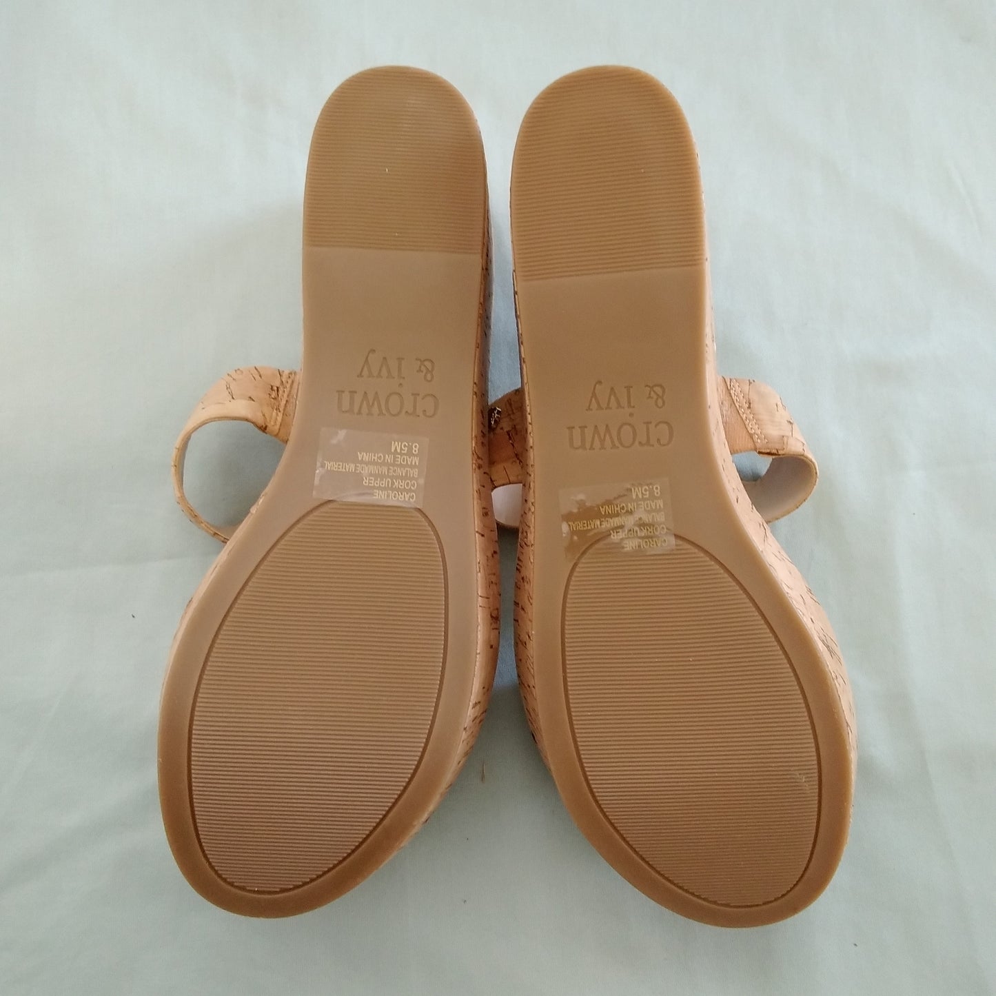 NIB - Crown & Ivy Cork Caroline Platform Sandals - Size: 8.5