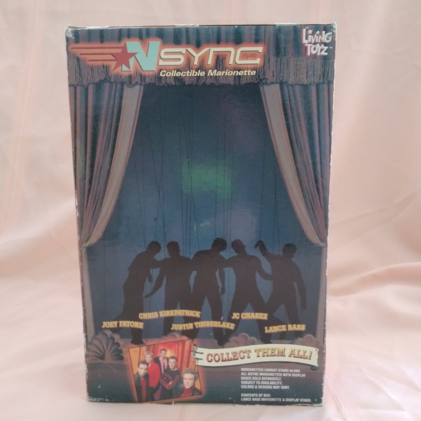 NIB - NSync Collectible Marionette - Lance Bass 10" Figure
