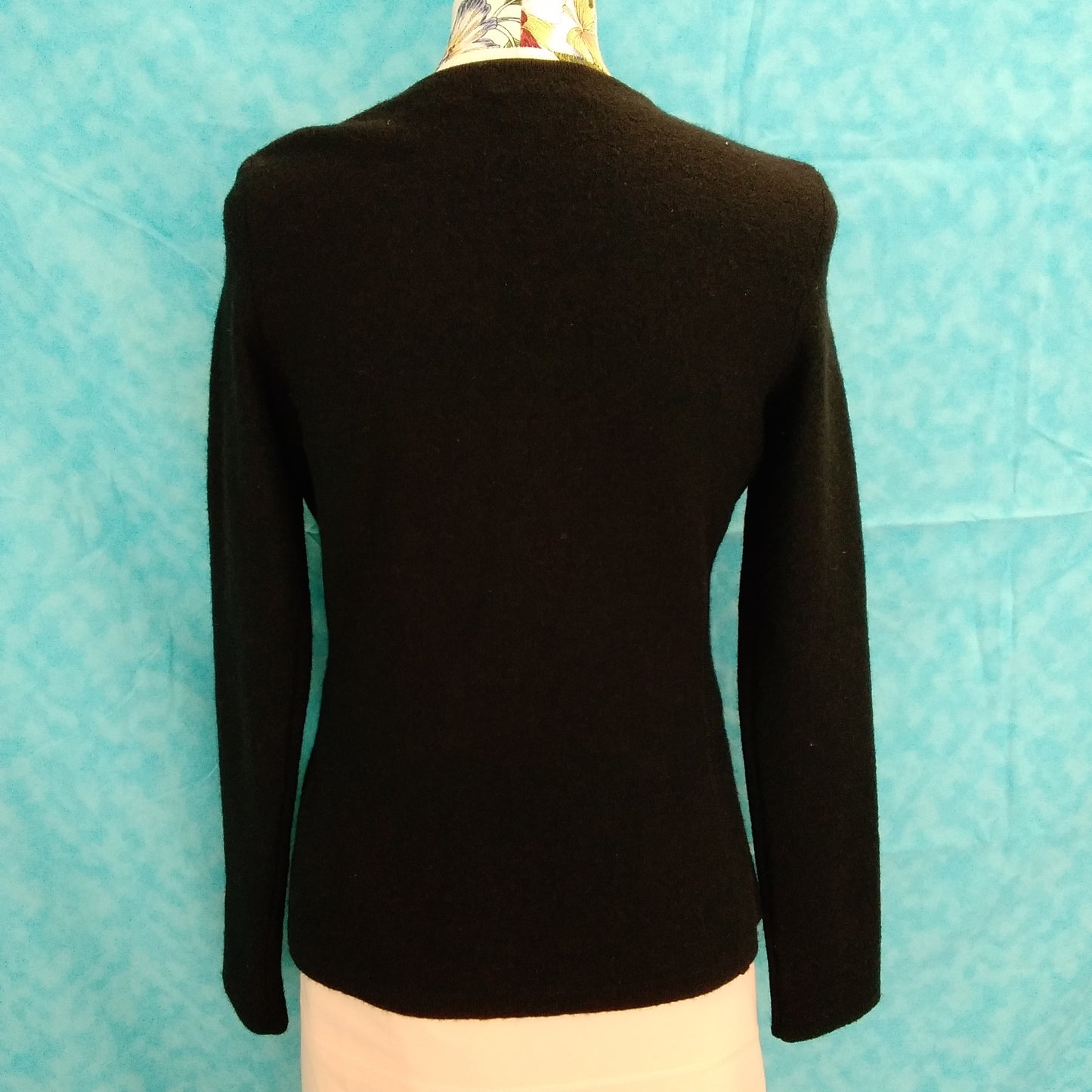 Dana Buchman Black 100% Merino Wool Jacket / Blazer - S