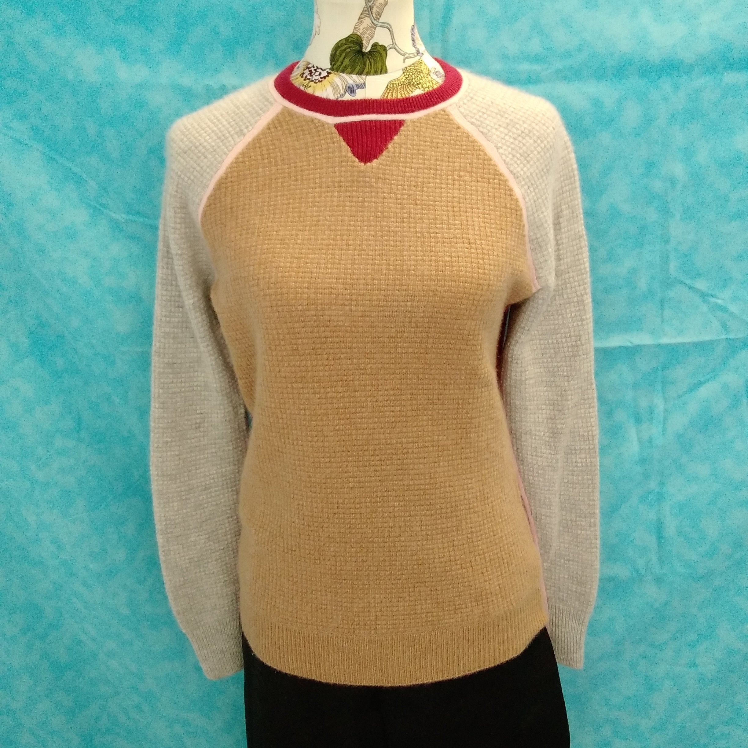 J crew hot sale waffle sweater