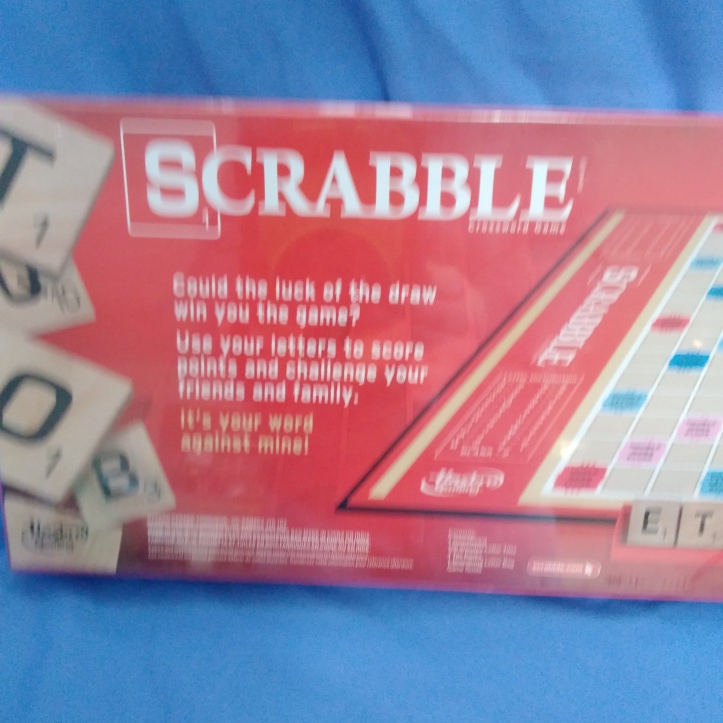 NIB - Scrabble Crossword Board Game - Ages: 8+