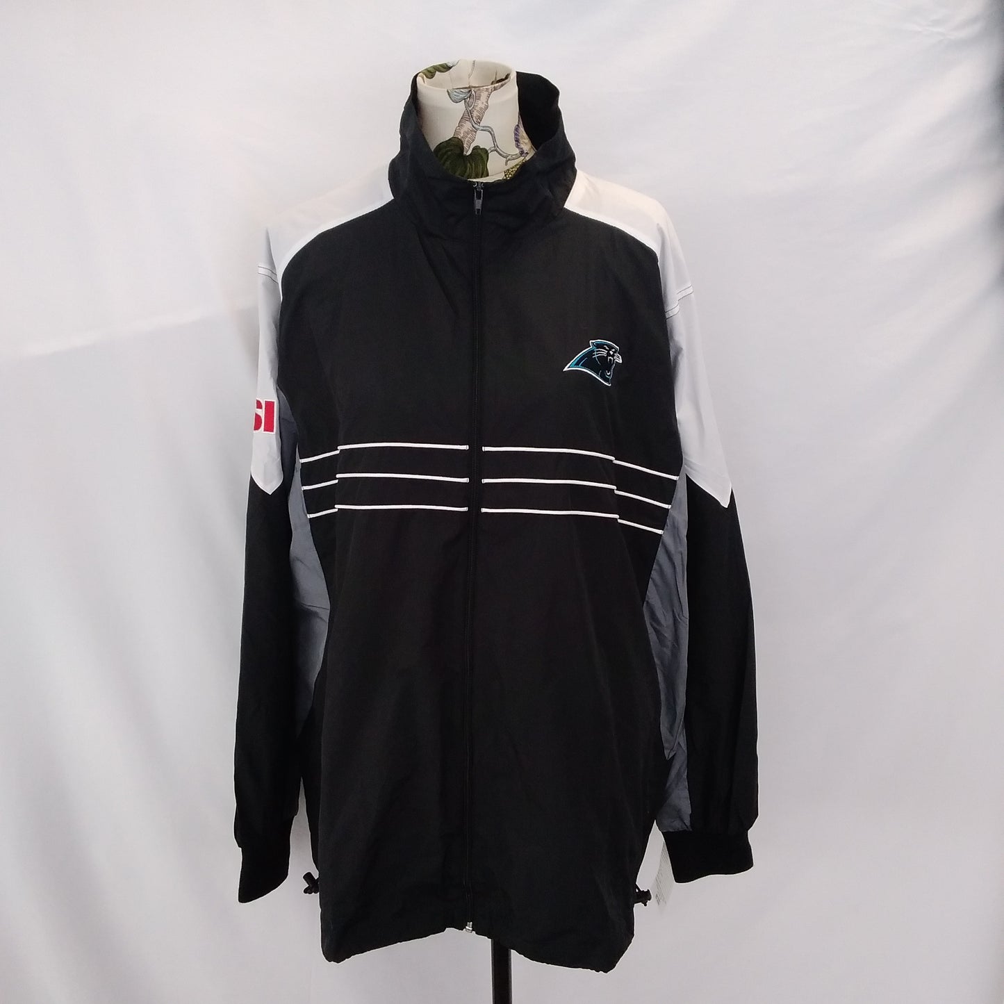NWT - NFL Carolina Panthers SI Windbreaker Jacket - XL