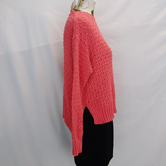 NWT - A New Day Coral Knit Sweater - Size: XS