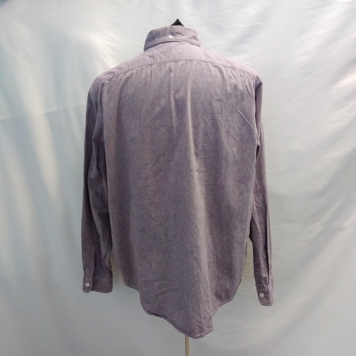 Lands' End purple Long Sleeve Button Down Shirt -  XL