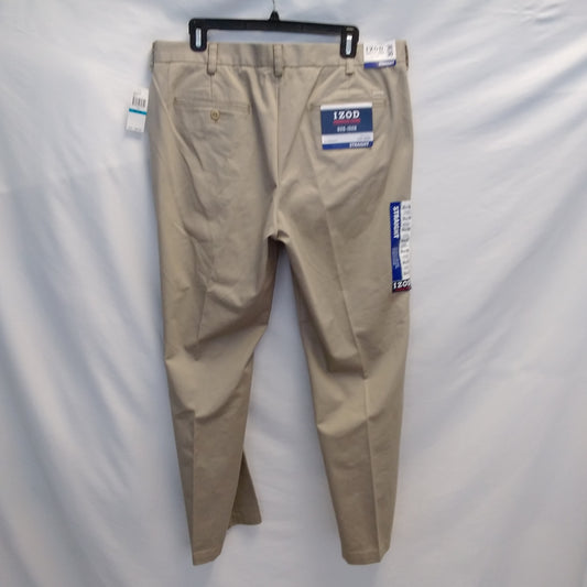 NWT - IZOD khaki American Chino Straight Leg Pants - 36x30