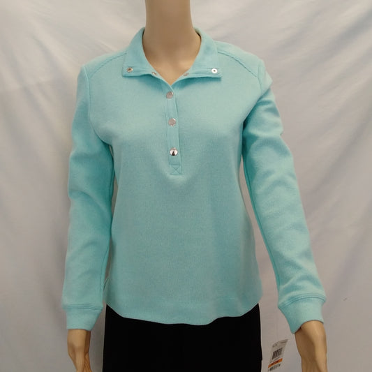 NWT - Karen Scott Angel Blue Pull-Over Sweater - S