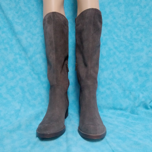 Lucky Brand - Women's Brown Hanover Suede Riding Under Knee Boots - Size: 8.5M