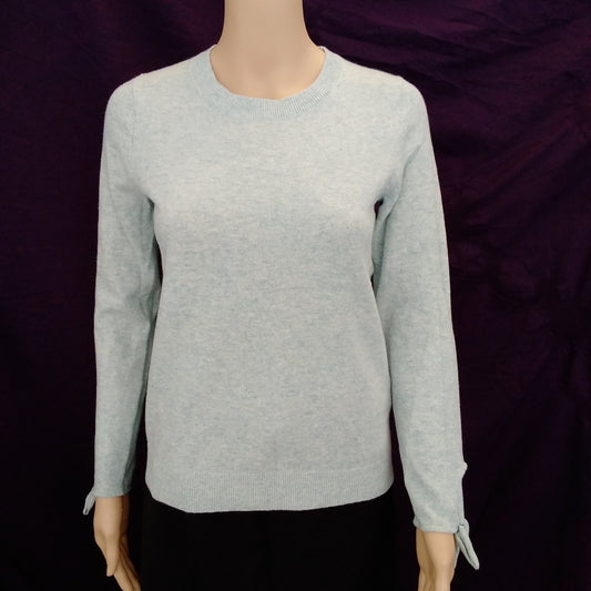 NWT - Banana Republic Filpucci Blue Wool Blend Crew Sweater - XS