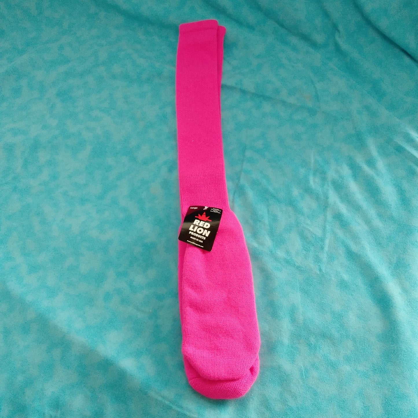 NWT - Red Lion Florescent Patriot Pink Socks #7568 - Size: 10-13