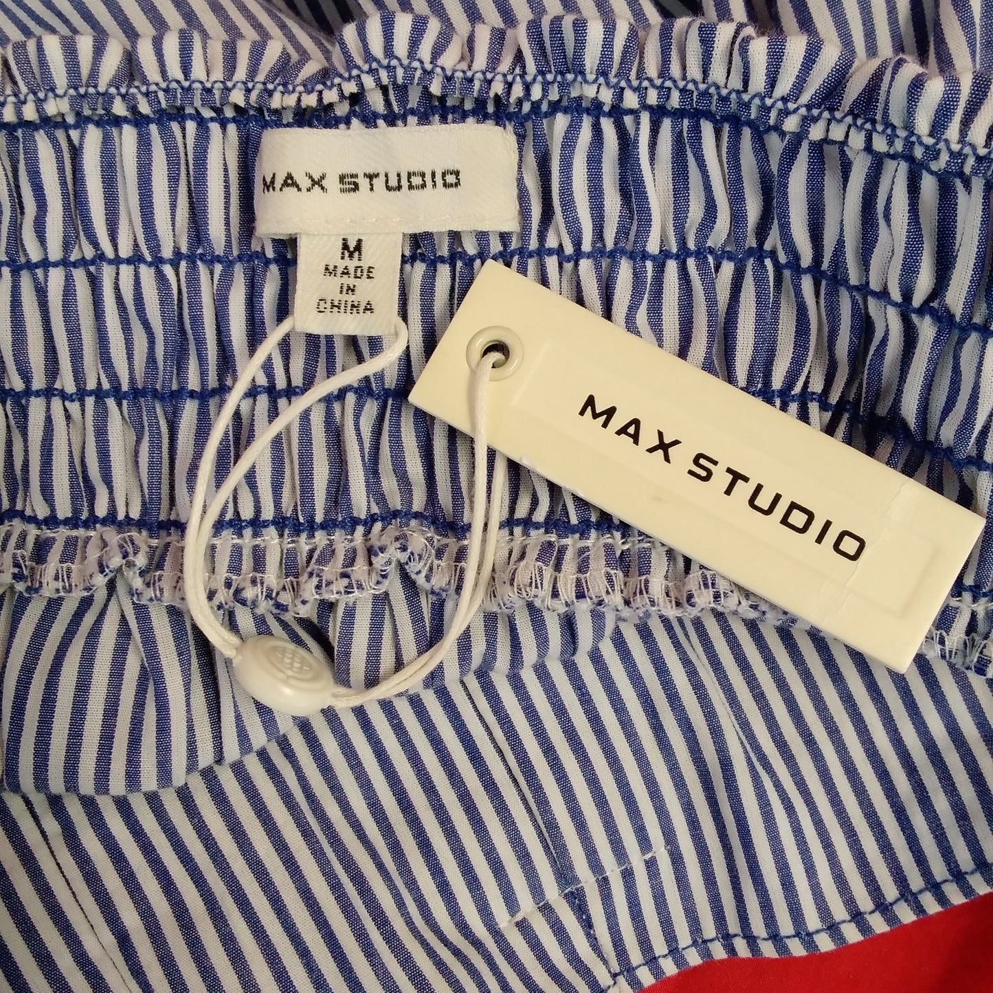 NWT - Max Studio Women's Blue/White Skirt - Size: M