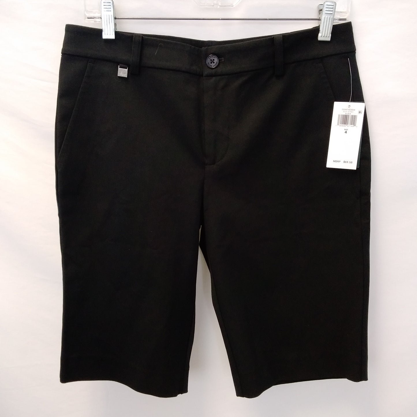 NWT - Ralph Lauren Women's Black Bermuda Shorts - Size: 4