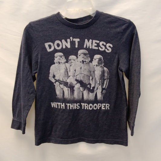 Old Navy Collectabilitees Blue Storm Trooper Long Sleeve T Shirt - M