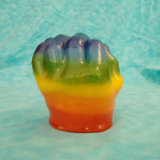Rainbow Color Wax Hand