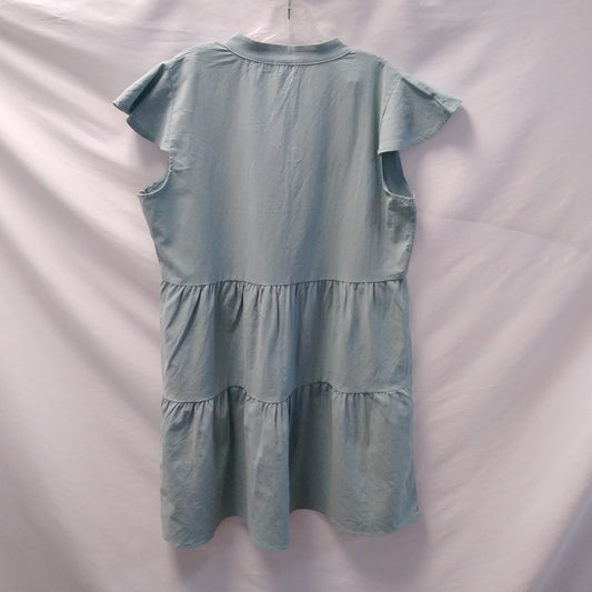 NWT - Clarisbelle Mint Green Cap Sleeve Tiered Mini Dress - Size: 2XL